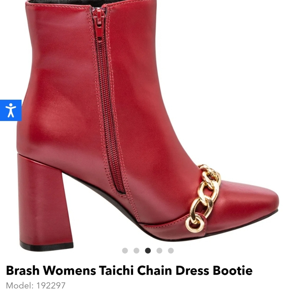 Brash Womens Taichi Chain Dress Bootie